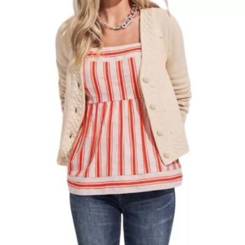 Cabi Linen Blend Brunch Top